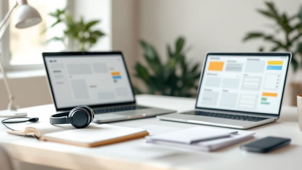 Action items view with owner assignments and due dates